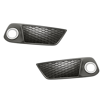 Replacement - Front Driver and Passenger Side Fog Light Bezel Set (Standard Line)