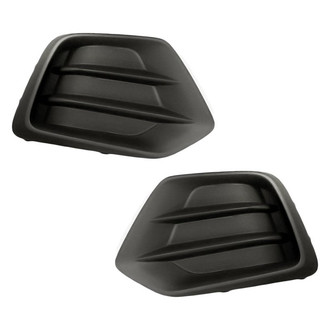 Replacement - Front Outer Driver and Passenger Side Fog Light Cover Set (Standard Line)
