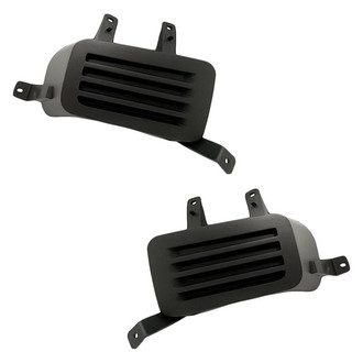 Replacement - Front Driver and Passenger Side Fog Light Cover Set (Standard Line)