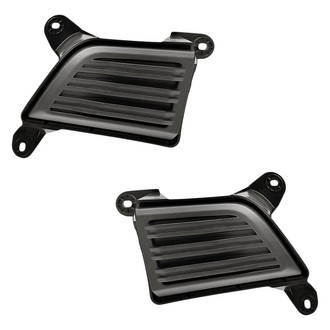 Replacement - Front Driver and Passenger Side Fog Light Cover Set (Standard Line)