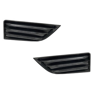 Replacement - Front Driver and Passenger Side Fog Light Cover Set (Standard Line)