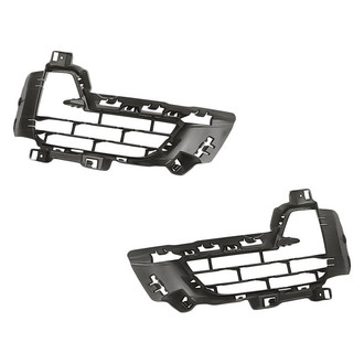 Replacement - Front Outer Driver and Passenger Side Fog Light Cover Set (Standard Line)