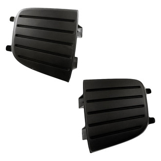 Replacement - Front Driver and Passenger Side Fog Light Cover Set (Standard Line)