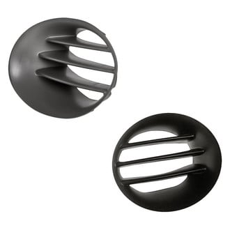 Replacement - Front Driver and Passenger Side Fog Light Cover Set (Standard Line)