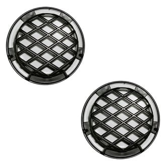 Replacement - Front Driver and Passenger Side Fog Light Cover Set (Standard Line)