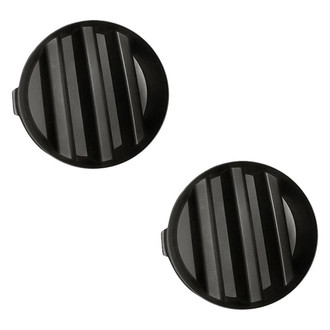 Replacement - Front Driver and Passenger Side Fog Light Cover Set (Standard Line)