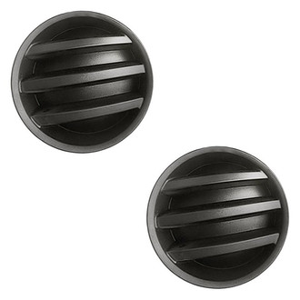 Replacement - Front Driver and Passenger Side Fog Light Cover Set (Standard Line)
