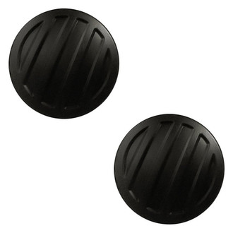 Replacement - Front Driver and Passenger Side Fog Light Cover Set (Standard Line)