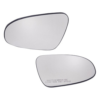 Replacement - Driver and Passenger Side Mirror Glass Set (Heated) (Standard Line)