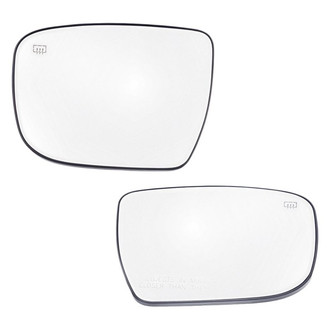 Replacement - Driver and Passenger Side Mirror Glass Set (Heated) (Standard Line)