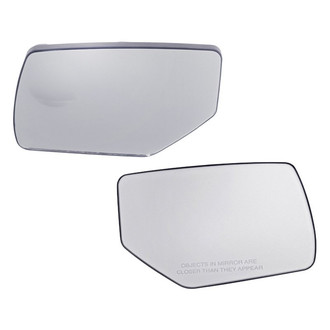 Replacement - Driver and Passenger Side Mirror Glass Set (Heated) (Standard Line)