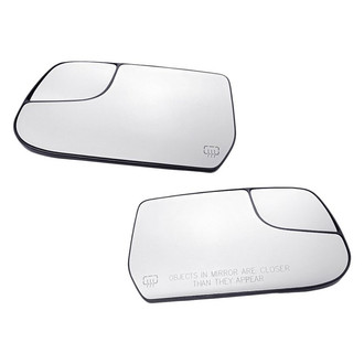 Replacement - Driver and Passenger Side Power Mirror Glass Set (Heated) (Standard Line)