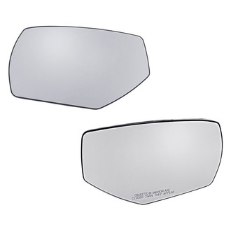 Replacement - Driver and Passenger Side Mirror Glass Set (Heated) (Standard Line)