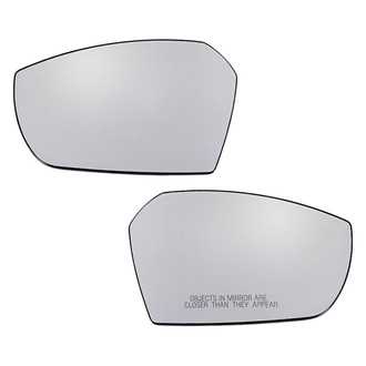 Replacement - Driver and Passenger Side Mirror Glass Set (Heated) (Standard Line)
