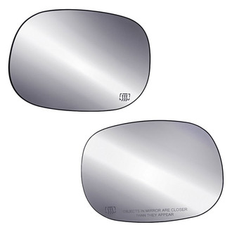 Replacement - Driver and Passenger Side Power Mirror Glass Set (Heated) (Standard Line)