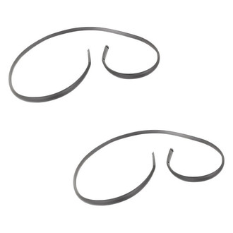 Replacement - Front Driver and Passenger Side Fender Flare Set (Standard Line)