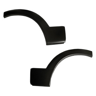 Replacement - Rear Rearward Driver and Passenger Side Wheel Opening Molding Rear Section Set (Standard Line)