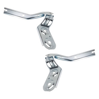 Replacement - Driver and Passenger Side Hood Hinge Set (Standard Line)