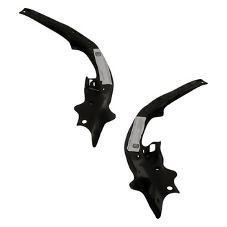 Replacement - Front Driver and Passenger Side Bumper Support Set (Standard Line)