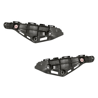 Replacement - Front Driver and Passenger Side Bumper Cover Retainer Bracket Set (CAPA Certified)