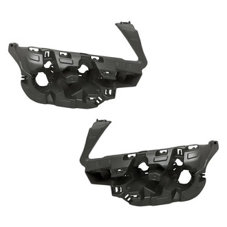 Replacement - Front Driver and Passenger Side Bumper Cover Support Set (Standard Line)