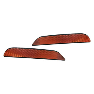 Replacement - Rear Driver and Passenger Side Bumper Reflector Set (CAPA Certified)