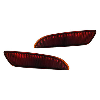 Replacement - Rear Driver and Passenger Side Bumper Reflector Set (Standard Line)