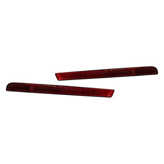 Replacement - Rear Driver and Passenger Side Bumper Reflector Set (Standard Line)