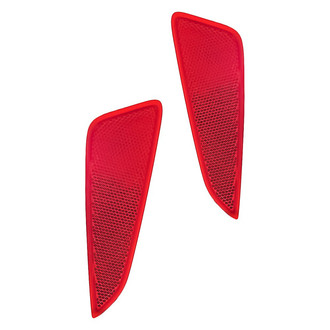 Replacement - Rear Driver and Passenger Side Bumper Reflector Set (Standard Line)