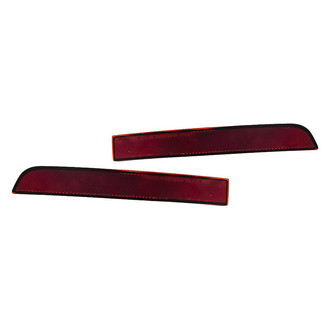 Replacement - Rear Driver and Passenger Side Bumper Reflector Set (Standard Line)