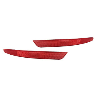 Replacement - Rear Driver and Passenger Side Bumper Reflector Set (CAPA Certified)