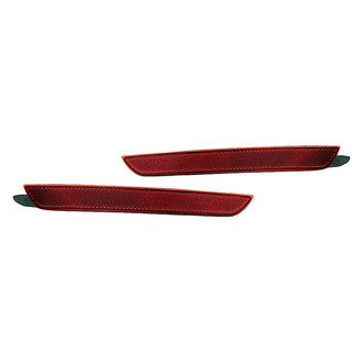 Replacement - Rear Driver and Passenger Side Bumper Reflector Set (Standard Line)