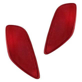 Replacement - Rear Driver and Passenger Side Bumper Reflector Set (CAPA Certified)