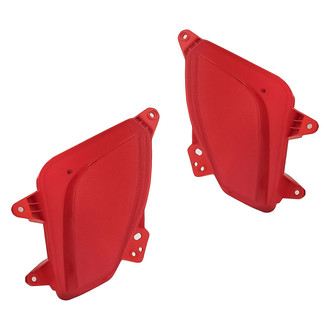Replacement - Rear Driver and Passenger Side Bumper Reflector Set (CAPA Certified)
