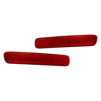 Replacement - Rear Driver and Passenger Side Bumper Reflector Set (Standard Line)