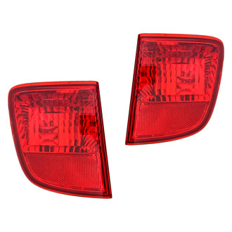 Replacement - Rear Driver and Passenger Side Bumper Reflector Set (Standard Line)