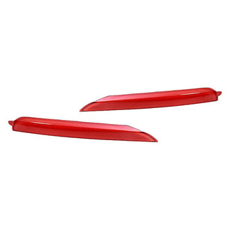 Replacement - Rear Driver and Passenger Side Bumper Reflector Set (Standard Line)