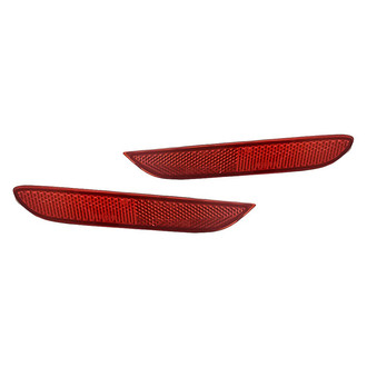 Replacement - Rear Driver and Passenger Side Bumper Reflector Set (Standard Line)