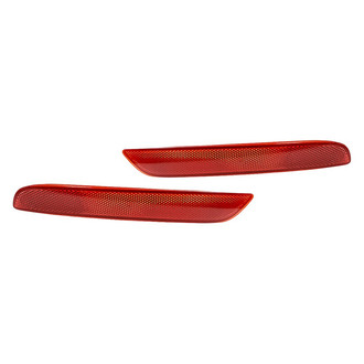 Replacement - Rear Driver and Passenger Side Bumper Reflector Set (Standard Line)
