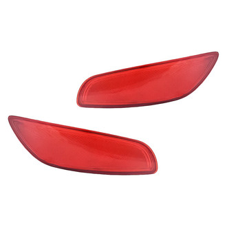 Replacement - Rear Driver and Passenger Side Bumper Reflector Set (Standard Line)