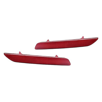 Replacement - Rear Driver and Passenger Side Bumper Reflector Set (Standard Line)