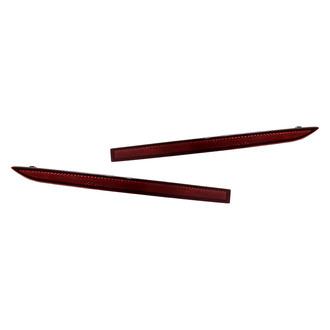 Replacement - Rear Outer Driver and Passenger Side Bumper Reflector Set (Standard Line)