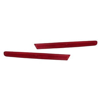 Replacement - Rear Driver and Passenger Side Bumper Reflector Set (CAPA Certified)
