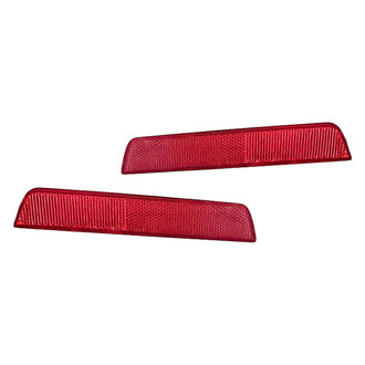 Replacement - Rear Driver and Passenger Side Bumper Reflector Set (Standard Line)