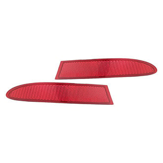 Replacement - Rear Driver and Passenger Side Bumper Reflector Set (CAPA Certified)