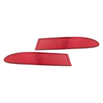 Replacement - Rear Driver and Passenger Side Bumper Reflector Set (Standard Line)