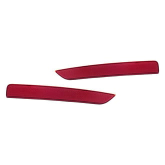 Replacement - Rear Driver and Passenger Side Bumper Reflector Set (CAPA Certified)