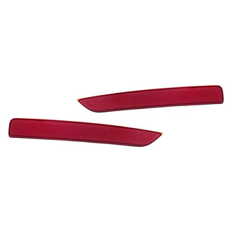 Replacement - Rear Driver and Passenger Side Bumper Reflector Set (Standard Line)