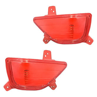 Replacement - Rear Driver and Passenger Side Bumper Reflector Set (CAPA Certified)
