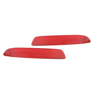 Replacement - Rear Driver and Passenger Side Bumper Reflector Set (CAPA Certified)